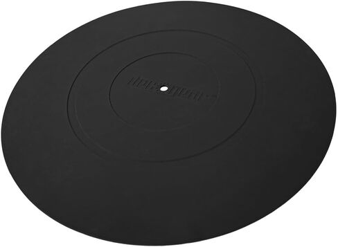 Audio-Technica AT-LP120XUSB-BK القرص الدوار ذو المحرك المباشر التناظري وUSB، حزمة سوداء مع Deco Gear Universal 12 بوصة من مطاط السيليكون القرص الدوار in Kuwait