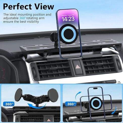 Metal Ultra Magnetic Phone Mount for Toyota 4Runner 2024 2023 2022 2021 2020-2010 5th Gen 4Runner Accessories حامل الهاتف الخليوي. in Kuwait