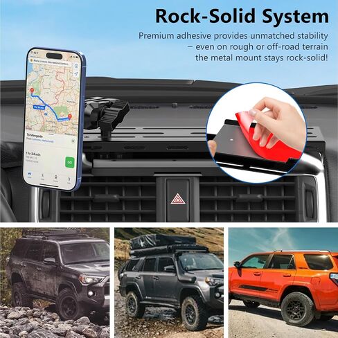 Metal Ultra Magnetic Phone Mount for Toyota 4Runner 2024 2023 2022 2021 2020-2010 5th Gen 4Runner Accessories حامل الهاتف الخليوي. in Kuwait