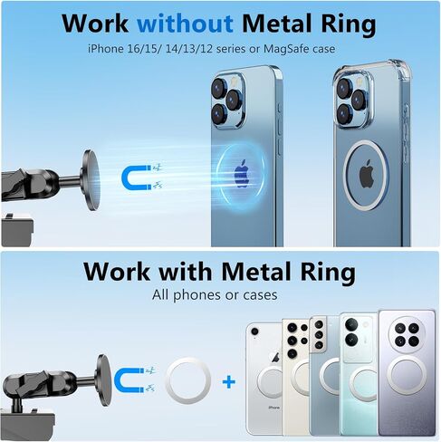 Metal Ultra Magnetic Phone Mount for Toyota 4Runner 2024 2023 2022 2021 2020-2010 5th Gen 4Runner Accessories حامل الهاتف الخليوي. in Kuwait