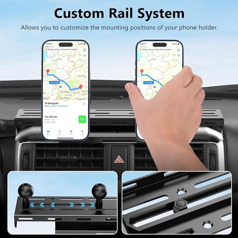 Metal Ultra Magnetic Phone Mount for Toyota 4Runner 2024 2023 2022 2021 2020-2010 5th Gen 4Runner Accessories حامل الهاتف الخليوي. in Kuwait