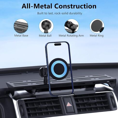 Metal Ultra Magnetic Phone Mount for Toyota 4Runner 2024 2023 2022 2021 2020-2010 5th Gen 4Runner Accessories حامل الهاتف الخليوي. in Kuwait