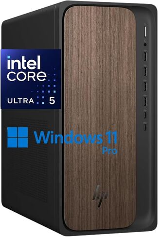 HP OmniDesk M03 Business Next Gen AI PC Desktop, Intel Core Ultra 5-225 Processor (10 Cores, Up to 4.9GHz), 32GB DDR5 RAM, 1TB SSD, USB-C, Wi-Fi 6, HDMI+DP Dual Monitor Support, Windows 11 Pro in Saudi Arabia