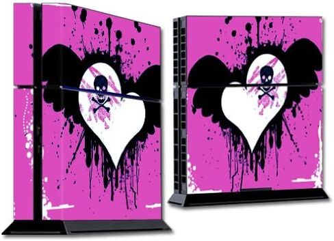 MightySkins Skin Compatible with Sony Playstation 4 PS4 Console wrap Sticker Skins Poison Heart in Saudi Arabia