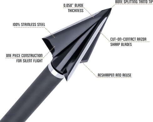 OZCUT Elite Series - 3 Blade Broadhead - 3 Pack in Saudi Arabia