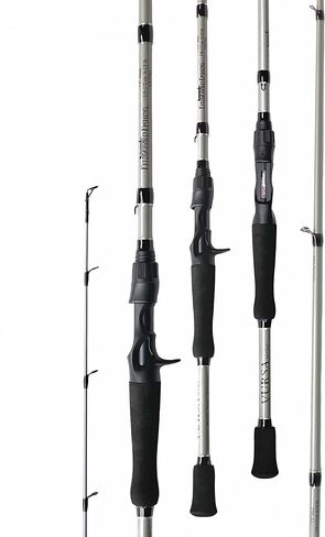 Fitzgerald Vursa Series Casting Rods 6'8"-7'8" Most Versatile Rods, Lightweight & Sensitive Tournament Performance Designed for Freshwater and Inshore, Great for Bass, Walleye or Musky Fishing in Saudi Arabia