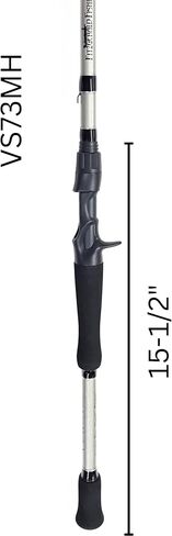 Fitzgerald Vursa Series Casting Rods 6'8"-7'8" Most Versatile Rods, Lightweight & Sensitive Tournament Performance Designed for Freshwater and Inshore, Great for Bass, Walleye or Musky Fishing in Saudi Arabia