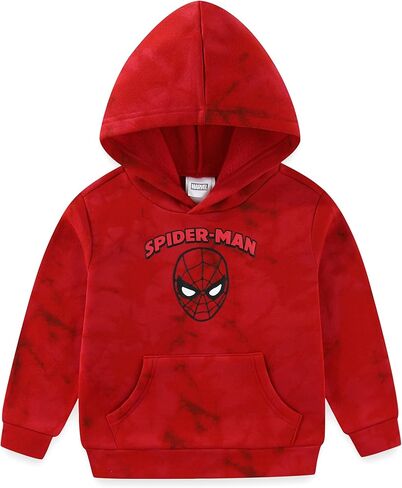 طقم هودي وبنطال رياضي للأولاد من Marvel Spiderman للأطفال الصغار والصغار - أحمر in Kuwait