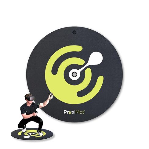 VR Mat - ProxiMat® Core - Round Anti-Fatigue Mat for Virtual Reality - Play with Both Feet on The Mat - Compatible with Oculus Meta Quest, Playstation VR, HTC VIVE, and More (42 in.) in Kuwait