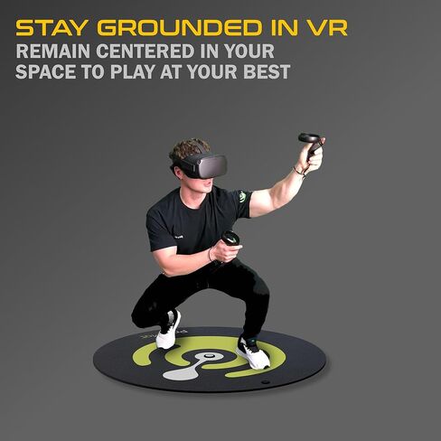 VR Mat - ProxiMat® Core - Round Anti-Fatigue Mat for Virtual Reality - Play with Both Feet on The Mat - Compatible with Oculus Meta Quest, Playstation VR, HTC VIVE, and More (42 in.) in Kuwait