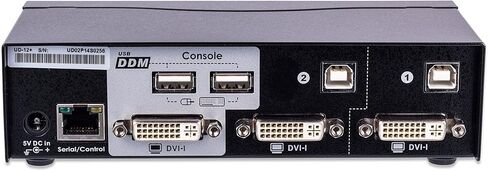 محول UD USB DVI KVM مع DDM ومفتاح التشغيل السريع المتعدد (8 منافذ، 6 أقدام) in Kuwait