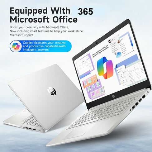 كمبيوتر محمول HP مقاس 14 بوصة للأعمال، معالج Intel N150، ذاكرة الوصول العشوائي 16 جيجابايت، تخزين 386 جيجابايت (128 جيجابايت UFS + 256 جيجابايت MSD)، Windows 11 Pro، Copilot-AI، مكتب لمدة عام 365، Wi-Fi 6، كمبيوتر محمول مع حزمة REDRAGON (أرجواني) in Kuwait