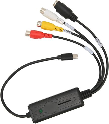 AYNEFY Type C Sound Video Card, ABS Material with Plug and Play Convenience, Advanced Video Control, for Streaming and Game Recording on OS X and in Saudi Arabia