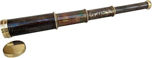 US HANDICRAFTS Antique Style - Marine Sailor-Dollond London Spyglass, 16 Inch Brass Telescope With High Resolution, Beautiful Lid And Finish By Â€¦ in Saudi Arabia
