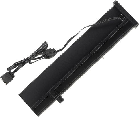 حامل دعم GPU CHICIRIS ARGB حامل مغناطيسي قوي قابل للتعديل لبطاقة الرسومات المكتبية، اتصال سهل مع التحكم في اللوحة الأم ARGB (أسود) in Kuwait