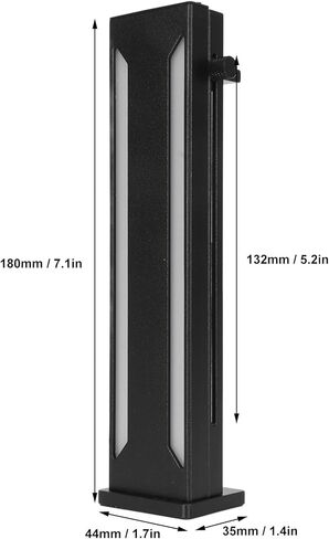 حامل دعم GPU CHICIRIS ARGB حامل مغناطيسي قوي قابل للتعديل لبطاقة الرسومات المكتبية، اتصال سهل مع التحكم في اللوحة الأم ARGB (أسود) in Kuwait