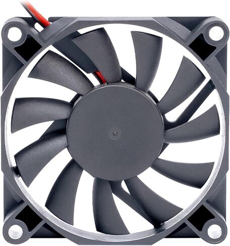 7010 تيار مستمر زيت كتم صوت مروحة التبريد 5V12V24V هيكل الكمبيوتر المحمول بدون فرش (12 حامل زيت) in Kuwait