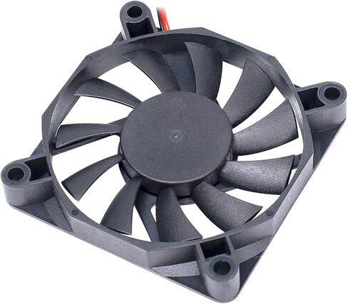 7010 تيار مستمر زيت كتم صوت مروحة التبريد 5V12V24V هيكل الكمبيوتر المحمول بدون فرش (12 حامل زيت) in Kuwait