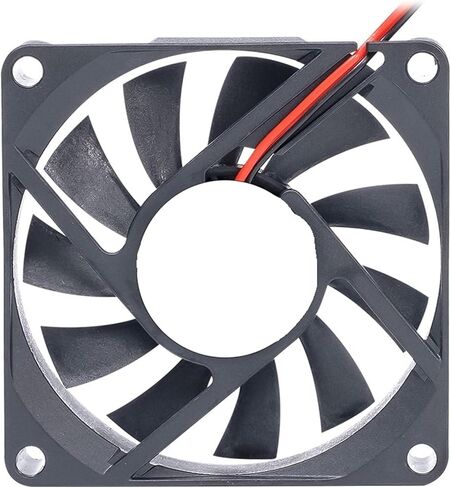 7010 تيار مستمر زيت كتم صوت مروحة التبريد 5V12V24V هيكل الكمبيوتر المحمول بدون فرش (12 حامل زيت) in Kuwait