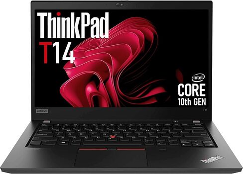 كمبيوتر محمول Lenovo Thinkpad T14 Gen 1، شاشة 14 بوصة عالية الدقة (1920 × 1080)، الجيل العاشر رباعي النواة i5-10310U، 16 جيجابايت DDR4، 512 جيجابايت SSD، لوحة مفاتيح بإضاءة خلفية، Thunderbolt 3، HDMI، Windows 11 Pro (متجدد) in Saudi Arabia