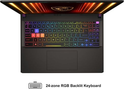 msi Vector 16 HX AI Gaming Laptop 16" QHD+ IPS 240Hz Intel 20-core Ultra 7 255HX (>i9-14900HX) 32GB DDR5 1TB SSD GeForce RTX 5070 Ti RGB Backlit Thunderbolt5 Win11 ICP Hub w/Copilot AI PC in Saudi Arabia