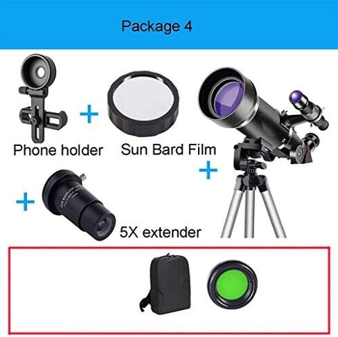 Children's 70mm Aperture Astronomical Telescope, 400mm AZ Mount Refractor - MJE319 in Saudi Arabia