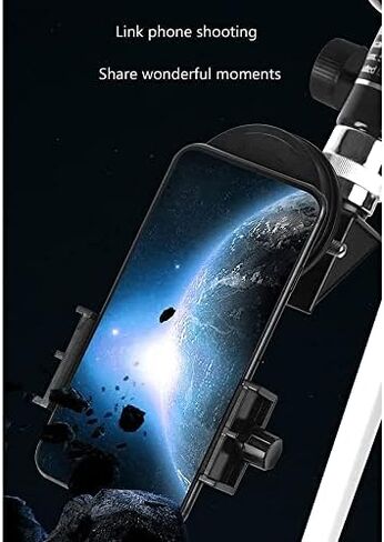 Beginner 50mm Refractor Telescope with 360mm Focal Length, Adjustable Focus, Smartphone Adapter, Clear Imaging (MJE319) in Saudi Arabia