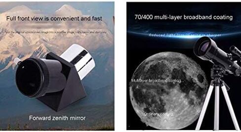 70mm Refractor Telescope for Beginners – Astronomical Telescope with Tripod and Carrying Bag for Adults and Kids in Saudi Arabia