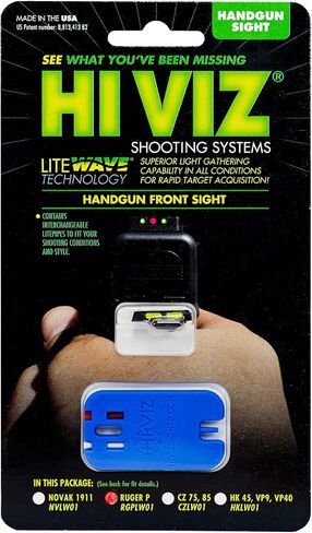 HIVIZ FastDot H3 Tritium/Fiber-Optic Sight Set – High-Visibility Day/Night Sights for Glock, SIG, Ruger, Taurus, Smith & Wesson, Canik, Springfield in Saudi Arabia