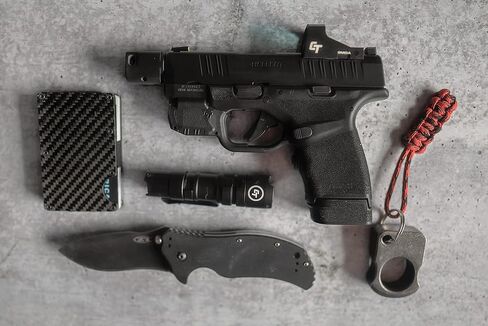 Crimson Trace Laserguard Hellcat with Instinctive Activation for Springfield Armory Hellcat Pistols, Defensive Shooting and Competition in Kuwait