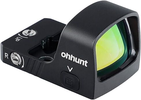 Ohhunt RD U2 3 MOA منظر نقطة حمراء لبصمة RMR وتركيب Picatinny 1X24X20mm Micro Shake Awake Red Reflex البصر 10 مستويات سطوع in Kuwait