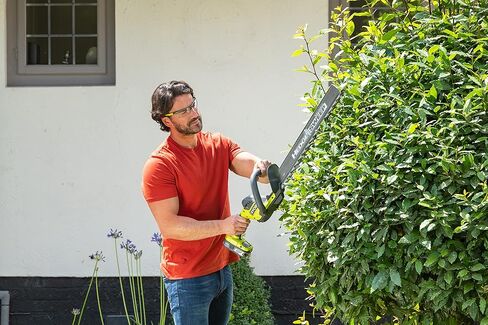 Mildhug RYOBI 18 V ONE+ Akku-Heckenschere RY18HT50A-120 (Schnittgeschwindigkeit 1350 U/min، Messerlänge 50 cm، 24 mm Messerabstand، INKL. 1x 2,0Ah Akku وشحن في الكرتون) in Saudi Arabia