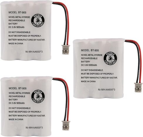 Kastar 1-Pack Battery Replacement for Panasonic KX-TC1501W KX-TC1503 KX-TC1502 KX-TC1503 KX-TC1507 KX-TC1520 KX-TC1520B KX-TC1696 KX-TC1700 KX-TC1701 KX-TC1701B KX-TC1703 KX-TC1710 KX-TC1710B in Saudi Arabia