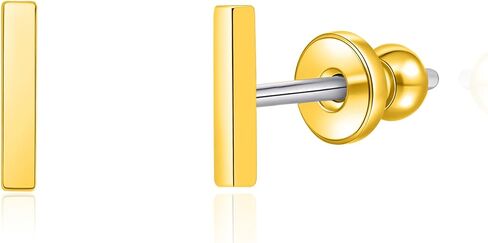 Limerencia Hypoallergenic Titanium stud earrings, F136 Implant Grade pure Titanium Studs for Women Men Sensitive Ears in Saudi Arabia