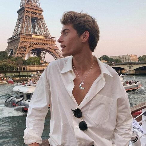 Yin Yang Matching Necklace Sterling Silver Sun and Moon Necklace Tree of Life Necklace Couples Necklace Set Matching Necklace for Couples Yin Yang Pendant Couples Necklace for Friend Him and Her in Kuwait