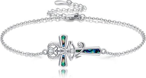سوار ملاك Yafeini Guardian 925 Sterling Silver Angel Bracelet مجوهرات عيد الأم للنساء أمي in Saudi Arabia