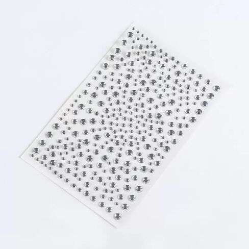 1PC Flash Diamond Stickers for DIY Facial Makeup and Nail Art, Red in Saudi Arabia