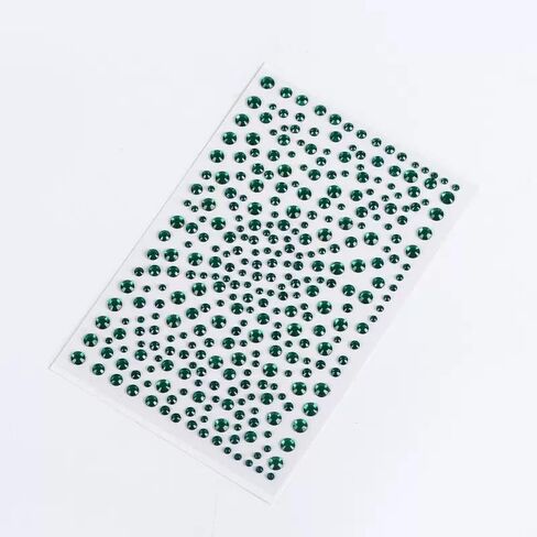 1PC Flash Diamond Stickers for DIY Facial Makeup and Nail Art, Red in Saudi Arabia