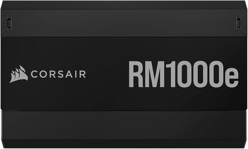 Corsair RM1000e Fully Modular Low-Noise ATX Power Supply (Dual EPS12V Connectors, Low-Noise, 105°C-Rated Capacitors, 80 PLUS Gold-Certified Efficiency, Modern Standby Support) Black (Renewed) in Saudi Arabia