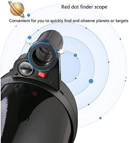 HD 500x 112mm Astronomical Refractor Telescope with Adjustable Tripod and Finder Scope for Adults in Saudi Arabia