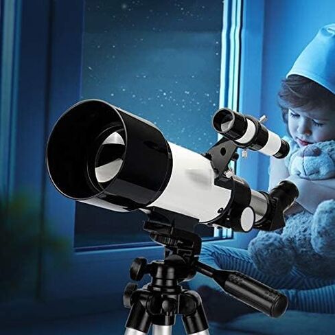 Beginner Refractor Telescope for Kids – Portable Astronomy Telescope with Adjustable Tripod & Carry Bag (Model MJE319) in Saudi Arabia