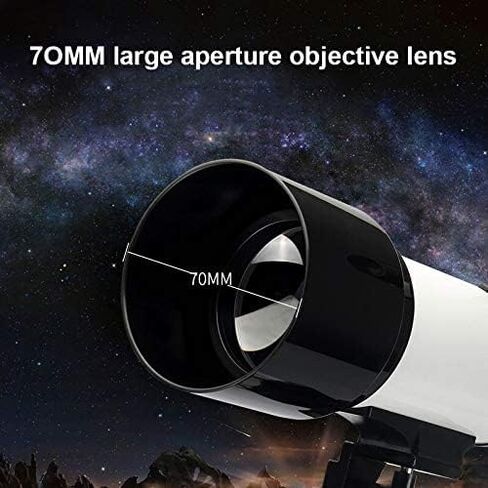 Beginner Refractor Telescope for Kids – Portable Astronomy Telescope with Adjustable Tripod & Carry Bag (Model MJE319) in Saudi Arabia