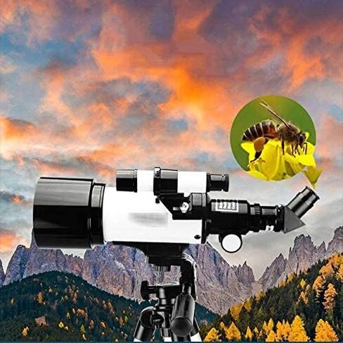 Beginner Refractor Telescope for Kids – Portable Astronomy Telescope with Adjustable Tripod & Carry Bag (Model MJE319) in Saudi Arabia