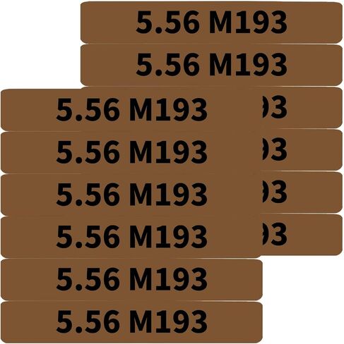 12 Pack Miaozhun 5.56 M855 Magazine Marking Bands 5.56 Caliber Identification (Black-Green) in Saudi Arabia
