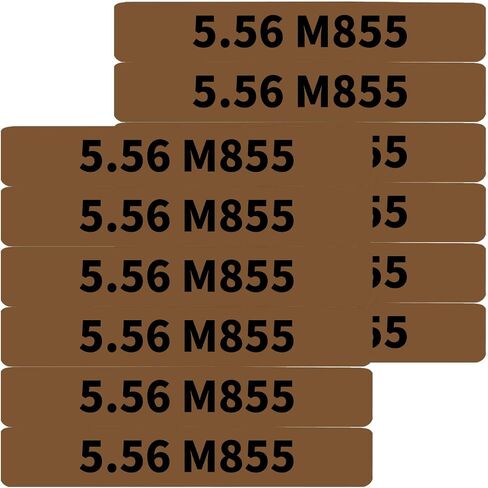 12 Pack Miaozhun 5.56 M855 Magazine Marking Bands 5.56 Caliber Identification (Black-Green) in Saudi Arabia