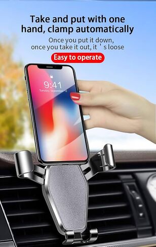 Car Phone Holder Mount Phone Mount for Car Windshield Dashboard Air Vent Universal Hands Free Automobile Cell Phone Holder Fit for iPhone Smartphone in Saudi Arabia