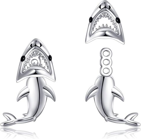 Black Cat Earrings Sterling Silver Black Cat Stud Earrings Animal Halloween Jewelry for Women in Saudi Arabia