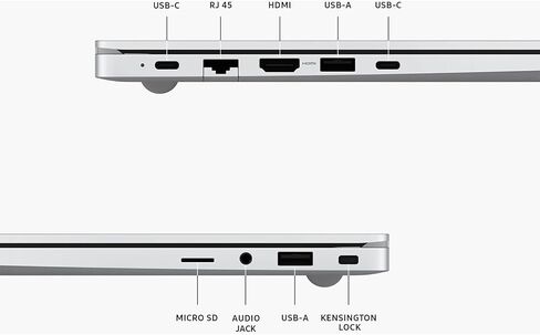 Samsung 15.6FHD Galaxy Book4 Laptop - Intel Core 7 150U(10 Core) Processor, 16GB RAM, 1TB SSD, Backlit Keyboard, Fingerprint, Copilot AI PC Windows 11 Pro for Business & Students in Kuwait