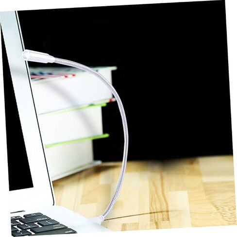 4 قطع من مصابيح لوحة المفاتيح LED USB من Lurrose، أضواء قراءة مرنة معقوفة لأجهزة الكمبيوتر المحمول والكمبيوتر المكتبي، مصابيح حماية العين عالية السطوع للاستخدام في المكتب والمنزل والمقهى in Kuwait