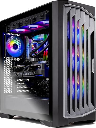 Skytech Gaming Legacy 4 Desktop PC, Ryzen 7 9800X3D 4.7 GHz (5.2 GHz), NVIDIA RTX 5090 32GB, X870 Board, 2TB Gen4 NVMe SSD, 64GB DDR5 RAM 6000 RGB, 1000W Gold ATX 3 PSU, 360mm ARGB AIO, Wi-Fi, Win 11 in Saudi Arabia